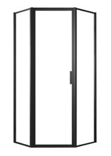 Душевой уголок Azario Richmond 90 x 90 см, стекло прозрачное, профиль черный, AZ-NAG3231 900 Black