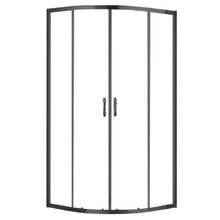 Душевой уголок Azario Milton 90 x 90 см, стекло прозрачное, профиль черный, AZ-ND2142 900 Black