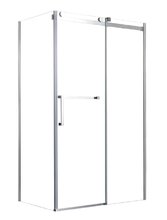 Душевой уголок Azario Vancouver 90 x 120 см, стекло прозрачное, профиль серебро, левый/правый