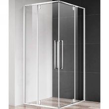 Душевой уголок Aquame, 90 х 90 см, стекло прозрачное, профиль хром, AQM7102