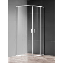 Душевой уголок Aquame, 90 х 90 см, стекло прозрачное, профиль хром, AQM3801F-9