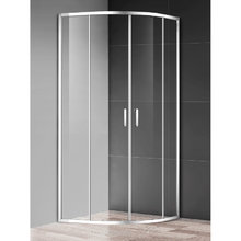 Душевой уголок Aquame, 80 х 80 см, стекло прозрачное, профиль хром, AQM3801F-8