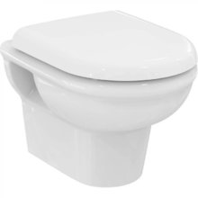 Унитаз подвесной Ideal Standard Exacto Rimless, безободковый, крышка-сиденье с микролифтом, R002601, цвет белый