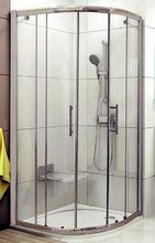 Душевой уголок Ravak Blix XP2CP4 90 х 90 см, профиль блестящий, витраж транспарент, с поддоном и сифоном, 70508014