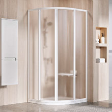 Душевой уголок Ravak Supernova SKKP4-90, профиль белый, витраж грейп, 3117O102ZG