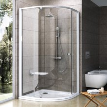 Душевой уголок Ravak Pivot PSKK3-100, профиль белый, витраж транспарент, 376AA100Z1