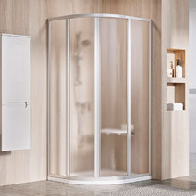 Душевой уголок Ravak Supernova SKKP4-80, профиль сатин, витраж грейп, 3114OU02ZG