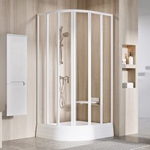 Душевой уголок Ravak Supernova SKKP6-90, профиль белый, витраж транспарент, 32070100Z1