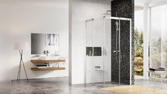 Душевой уголок Ravak Matrix MSRV4 80х80, профиль белый, витраж транспарент, 1WV44100Z1