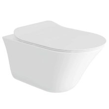 Подвесной безободковый унитаз Jacob Delafon Vive E28078RU-0, крышка микролифт, белый