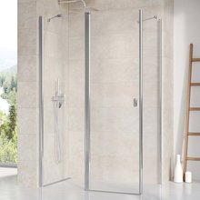 Душевой уголок Ravak Chrome CRV2+CPS, 120 x 90 см, профиль блестящий, витраж транспарент, 1QVG0C00Z1/9QV70C00Z1