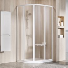 Душевой уголок Ravak Supernova SKCP4-80, профиль белый, витраж грейп, 31140100ZG