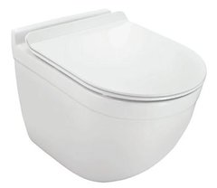 Подвесной унитаз Jaquar Solo SLS-WHT-6953BIUFSM безободковый, крышка с микролифтом