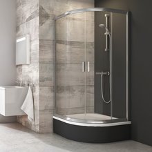 Душевой уголок Ravak Blix Sabina BLCP4-901, профиль блестящий, витраж транспарент, 3B270C40Z