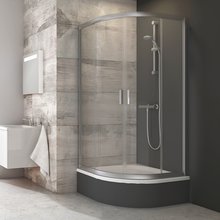 Душевой уголок Ravak Blix Sabina BLCP4-80, профиль сатин, витраж транспарент, 3B240U40Z1