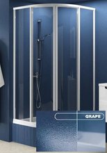 Душевой уголок Ravak Supernova SKCP4-80 Sabina, профиль сатин, витраж грейп, 31144VU00ZG