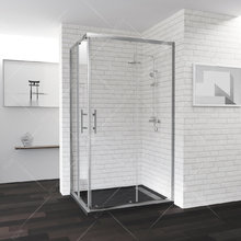 Душевой уголок RGW PA-146, 020814692-11, 90 х 120 x 185 см, дверь раздвижная, стекло прозрачное, хром