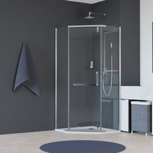 Душевой уголок RGW Hotel HO-081, 90 х 90 см, стекло прозрачное, профиль хром, 350608199-11