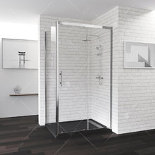 Душевой уголок RGW PA-145, 020814592-11, 120 x 90 см, дверь раздвижная, стекло прозрачное, профиль хром