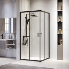 Душевой уголок RGW PA-39B Passage 03083999-14, 90 х 90 см, стекло прозрачное, профиль черный