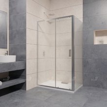 Душевой уголок RGW PA-76 35087652-11, 150 х 120 см, прямоугольный, профиль хром, стекло прозрачное