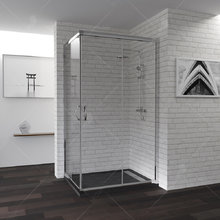 Душевой уголок RGW PA-146, 020814682-11, 80 х 120 x 185 см, дверь раздвижная, стекло прозрачное, хром