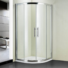 Душевой уголок RGW HO-51, 03065100-11, 100 х 100 x 195 см, четверть круга, дверь раздвижная, стекло прозрачное, хром