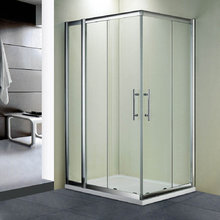Душевой уголок RGW HO-42, 03064292-11, 90 х 120 x 195 см, дверь раздвижная, стекло прозрачное, хром