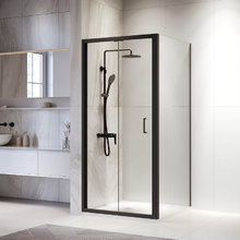 Душевой уголок RGW RGW PA-132B (PA-21B+Z-050-5B) Passage 060813299-14, 90 х 90 см, стекло прозрачное, профиль черный