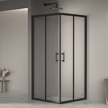 Душевой уголок RGW PA-31-B, 80 х 80 см, стекло прозрачное, профиль черный, 02083188-14