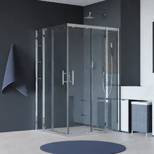 Душевой уголок RGW Hotel HO-312 (HO-31 + Z-42) 030631211-11, 110 х 110 см, стекло прозрачное, профиль хром