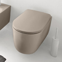 Подвесной безободковый унитаз Kerasan Nolita 531481, бежевый