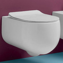 Унитаз подвесной Kerasan Flo New безободковый, цвет белый матовый, 311130