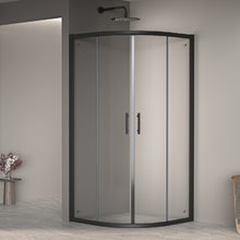 Душевой уголок RGW Passage PA-51-B, 90 х 90 см, стекло прозрачное, профиль черный матовый, 02085199-14