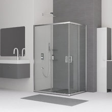 Душевой уголок RGW Classic CL-44, 80 х 120 см, стекло прозрачное, профиль хром, 32094482-11