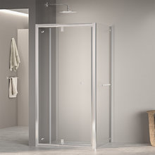 Душевой уголок RGW PA-32-1 (PA-02 NEW + Z-060-1), 90 х 90 см, стекло прозрачное, профиль хром, 410832199-011