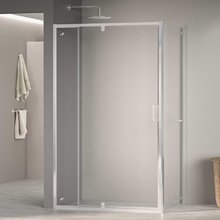 Душевой уголок RGW PA-078-1 (RGW PA-008 + Z-060-2), 100 х 90 см, с полотенцедержателем, стекло прозрачное, профиль хром, 3508078109-11