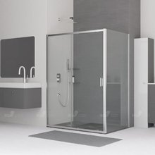 Душевой уголок RGW CL-48 32094803-011 130 х 100 см, дверь раздвижная, стекло прозрачное, профиль хром