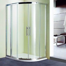 Душевой уголок RGW HO-61, 03066113-11, 100 х 130 x 195 см, асимметричный, дверь раздвижная, стекло прозрачное, хром