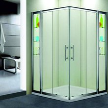 Душевой уголок RGW HO-312, 030631233-11, 130 х 130 x 195 см, дверь раздвижная, стекло прозрачное, хром