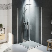 Душевой уголок Riho Novik Z209, G003026120, 100 х 100 см, стекло прозрачное, профиль хром