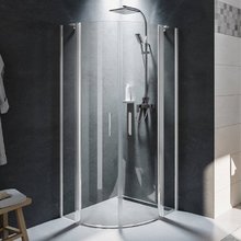 Душевой уголок Riho Novik Z309, G003027120, 90 х 90 см, стекло прозрачное, профиль хром