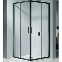 Душевой уголок квадратный Riho Hamar 2.0 R207, G007004121, 80 x 80 см, стекло прозрачное, профиль черный