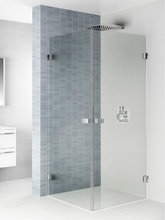 Душевой уголок Riho SZ Scandic NXT X209, 97x87x200 см, цвет профиля черный, стекло прозрачное, левый/правый, G001105121