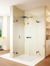 Душевой уголок Riho SZ Scandic NXT X207, 87x87x200 см, цвет профиля черный, стекло прозрачное, левый/правый, G001100121