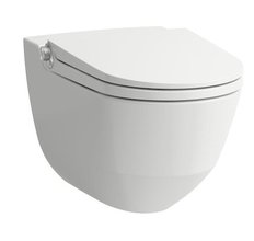Подвесной унитаз-биде Laufen Cleanet Riva 8.2069.1.400.000.1 безободковый
