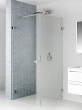 Душевой уголок Riho SZ Scandic NXT X201, 87x87x200 см, цвет профиля черный, стекло прозрачное, левый/правый