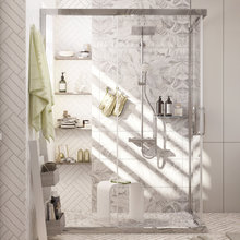 Душевой уголок Stworki Карлстад DE019RC90120200CH 120 x 90 см, профиль хром глянцевый, стекло прозрачное, 3GW045TTKK000