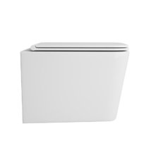 Подвесной унитаз Owl Vatter Ruta-H OWLT190401 36.5 x 53 x 36 см безободковый, сиденье тонкое, Soft Close