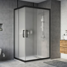 Душевой уголок Stworki Карлстад DE019RC90120200 120 x 90 см, профиль черный матовый, стекло матовое, 3GW131TTKK000